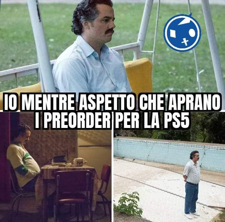 PlayStationBit's tweet photo. Ma quanto manca ancora? 😢🎮💔

#meme #playstation5 #preorder #prenotazione #restock #console #nextgen #PS5 #Sony #funnymemes #escobar #quantomanca #lavoglio @PlayStationIT https://t.co/D0gdP611ZQ