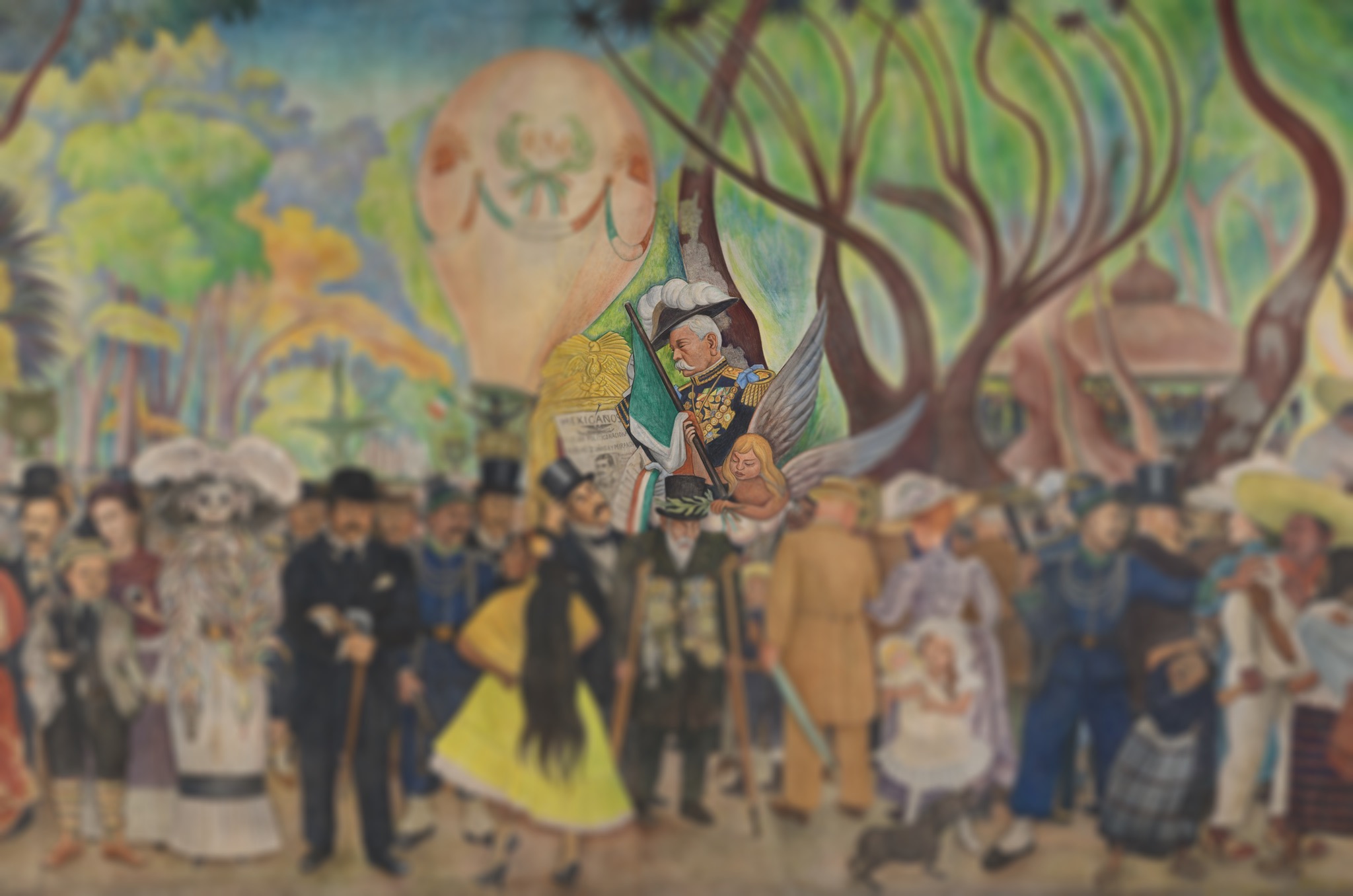 Museo Mural Diego Rivera on Twitter: "Dentro del mural “Sueño de una ...