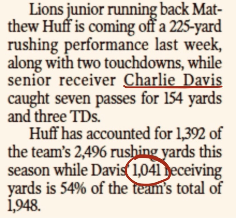 charl3s13's tweet image. 1041 receiving yards... #5 in the state across all conferences and #1 in 3A... 💙 @JaidTaylorLive @EarlGill10 @ArRecruitingGuy @ArkGems @JayMeadors @Jeff_XOS @MyRecruitBoard @EatScouting