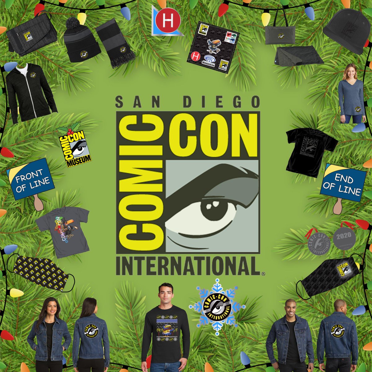‘Tis the season! Comic-Con holiday merch is still available while supplies last, so grab your favorites now and add some Comic-Con cheer to your holiday shopping. bit.ly/2Srh43W