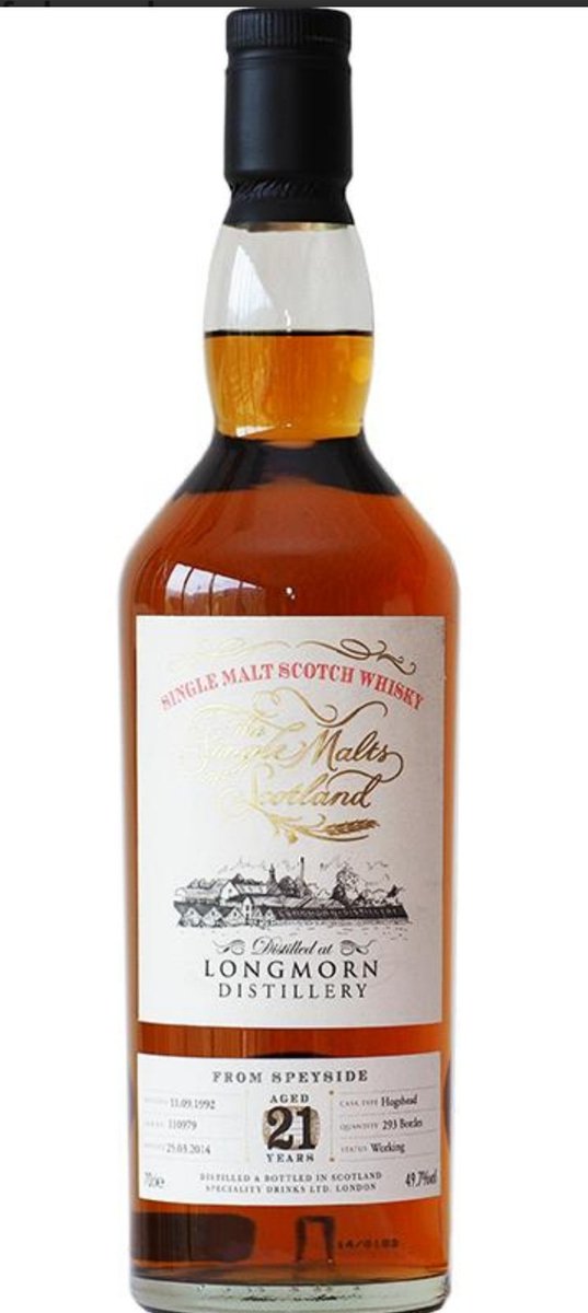 Stuur_O_loog's tweet image. Prettig weekend begint met een sample van een mede whisky liefhebber....
Longmorn 21 jaar oud op 49,7% cask 110979  #singlemaltsofscotland