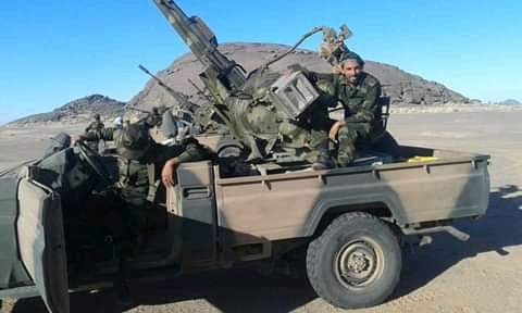 BudaMustafa's tweet photo. #Día 15 El ejército popular de Saharaui continúa su bombardeo intensivo de los soldados de la ocupación, #causando pérdidas materiales y humanas.
#El_polisario_está_ganando
#البوليساريو_تنتصر https://t.co/XCp1lsSaEm
