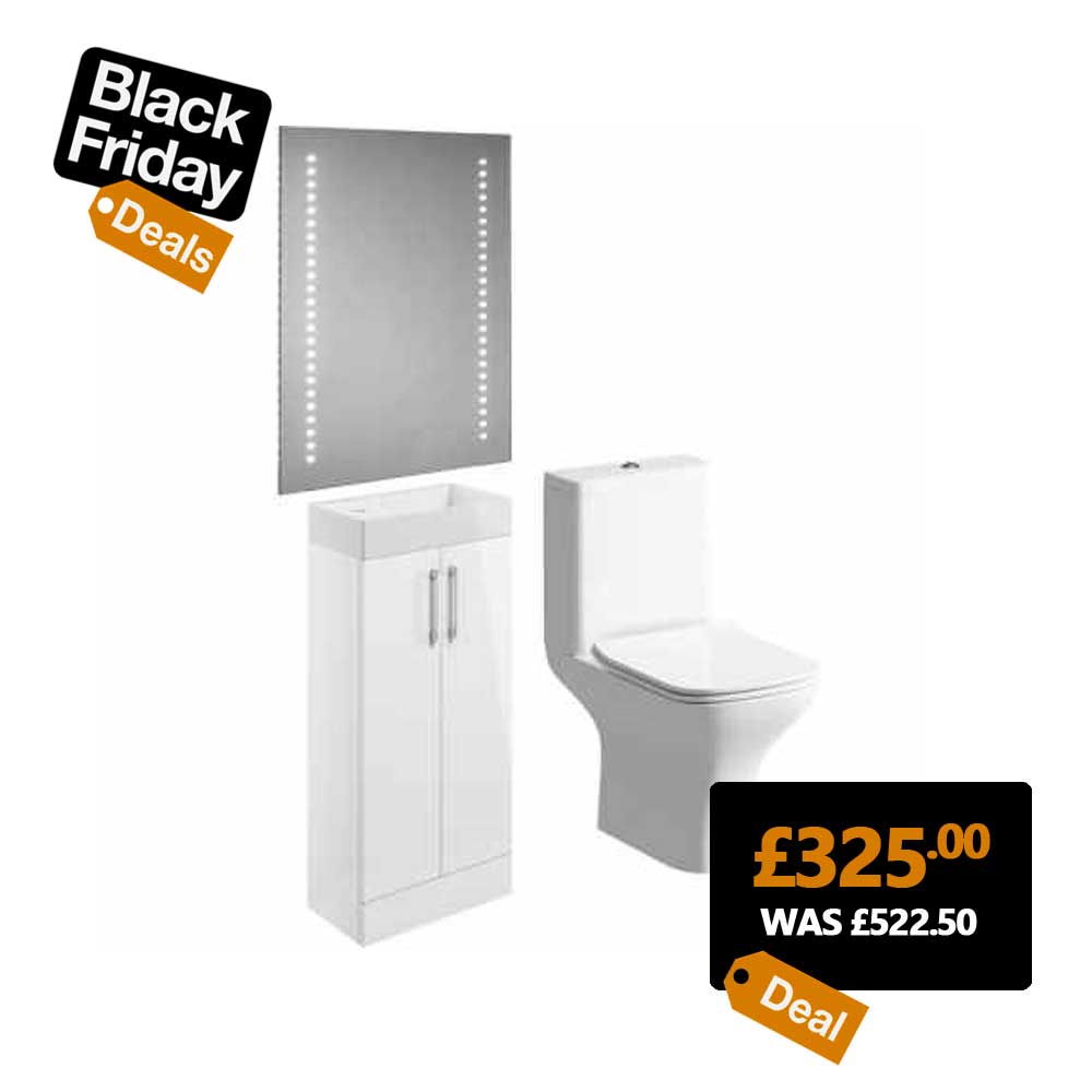 Rubberduckbath's tweet image. The Volta Cloakroom Furniture Pack by Bathrooms To Love is the perfect kit to revamp the look of your cloakroom or as an addition to a bathroom or en-suite.

Get yours today with 38% off RRP at £325, down from £522.50!

rubberduckbathrooms.co.uk/volta-400mm-fl…

#ukrenovation #blackfridayuk