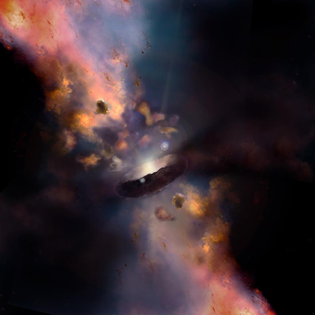 For black holes, it's always a cloudy day โ๏ธ
Black holes donโt always devour everything that gets too close. Nearby gas is sometimes flung away, creating cosmic clouds. Learn more this #BlackHoleFriday: https://t.co/EDlf7oKbNX https://t.co/uURy1B7mxA