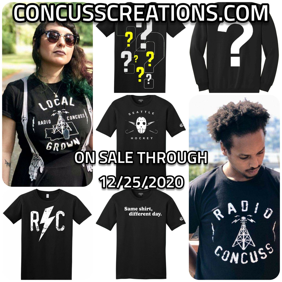 concvss's tweet photo. #CONCVSSMAS 2020 SALE HAS BEGUN!
Now through 12/25/2020 12AM PST 
To say thank you for your support and loyalty, Concuss has decided to toss in freebies PLUS discounted items! 
https://t.co/jZNyiSHhrJ
THESE AND MORE AT THE SITE
HAPPY HOLIDAYS FROM #CONCVSS https://t.co/bRSLm2FfPQ