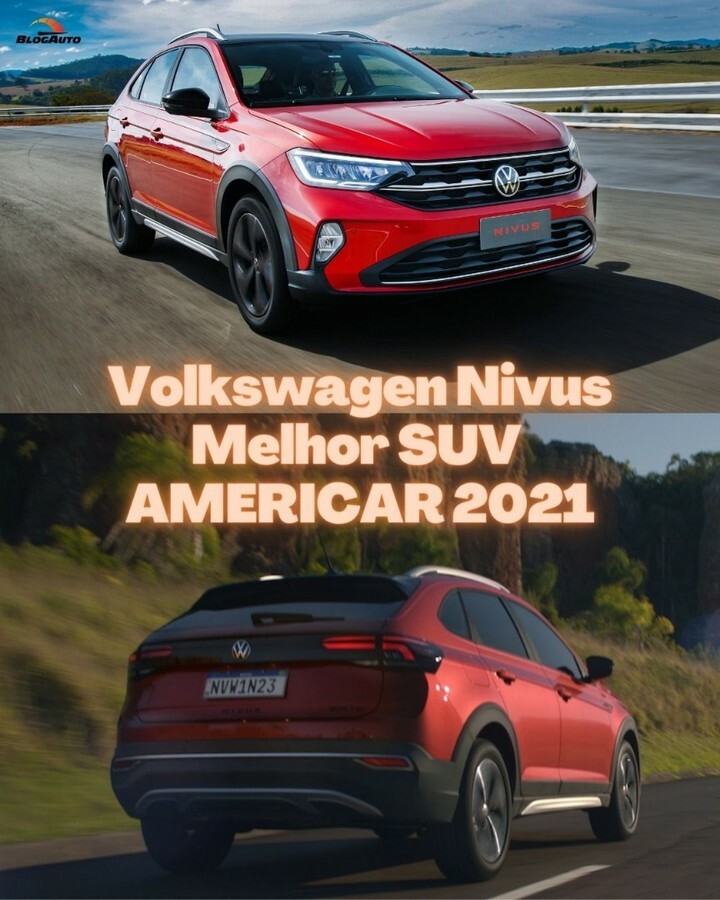 blogauto's tweet photo. O VOLKSWAGEN NIVUS foi eleito, o melhor Suv AMERICAR 2021, entidade que reúne 57 jornalistas de 12 países da América Latina, na qual o BlogAuto faz parte dos votantes. #car #carro #instacarro #automovel #Volkswagen #Americar #BlogAuto #FabianoMazzeo https://t.co/OPpsZ0vOke