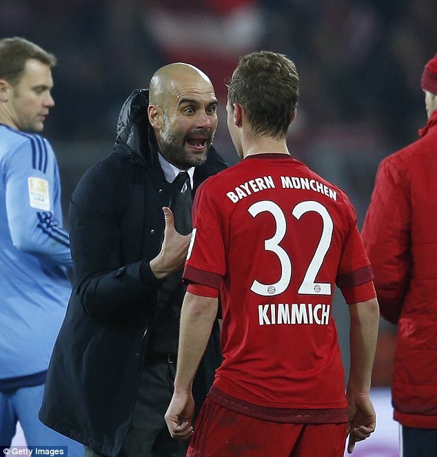 Kimmich has excelled so much at Bayern due to his incredible versatility. Forced to play at CB due to injuries, Pep Guardiola admitted what was said to Kimmich in a very public ‘Pep talk’ after a game against Borussia Dortmund