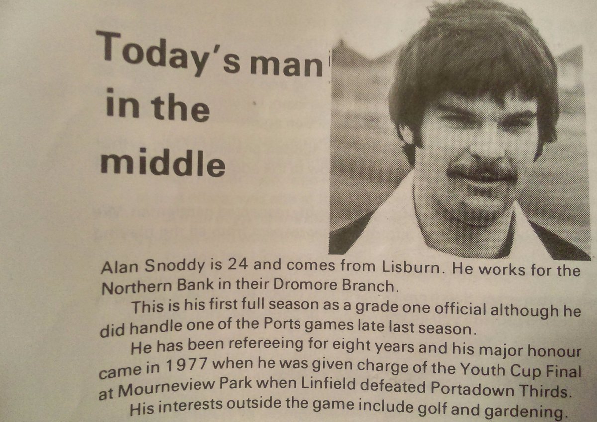 Jamie_Belfast41's tweet photo. There's one for you Victoria..Portadown v Glentoran..1979..#snoddy....@victoriasmua https://t.co/ARDIzk4zB5