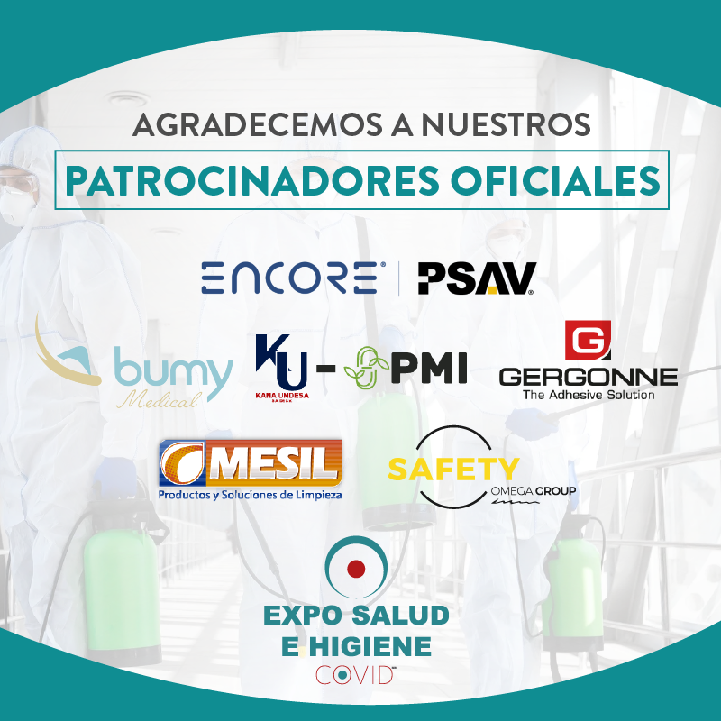 ExpoSalud2021's tweet photo. Agradecemos a los Patrocinadores Oficiales de la Segunda Edición por unirse a nosotros y fomentar la responsabilidad y el cuidado para poder reactivar la economía de nuestro país.

#ExpoSaludeHigiene #COV1D19 #NuevaNormalidad #SegundaEdición #CIECWTC #CDMX
@ciecwtcmexico https://t.co/YmH0TvHYaw