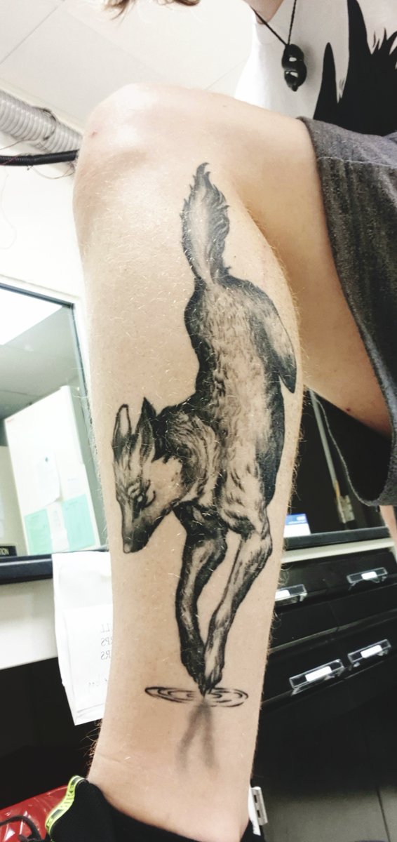 HamorUriel's tweet photo. Tattoo and shirt art by @dappermouth_art, tattooed by @Stevenpm3 of @MiamiTattooCo. My most favorite tattoo <3 https://t.co/qlYt35IEe4