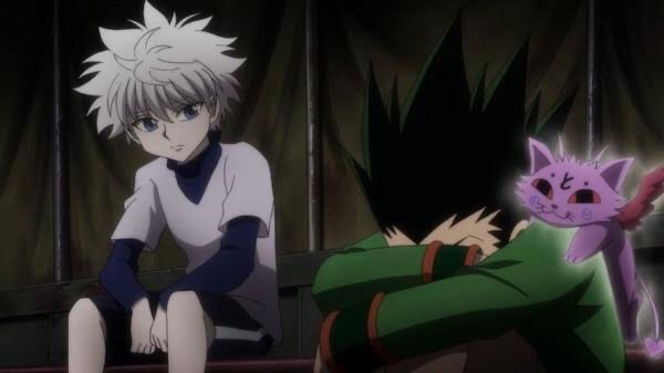 かなめ ハンターハンター 86 91話 再 ナックルとシュートとの戦いが決着し 王が誕生 ここからがキメラアント編の本番でより面白い展開になっていくんだよな ゴンが念能力を30日間使えない間 キルアはゴンのことを守るけれどそれが終わったらお別れ