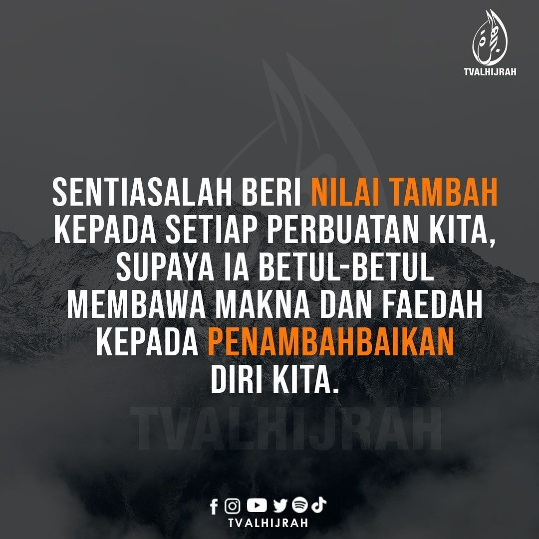 caramelbyah's tweet image. #Repost @tvalhijrah114
• • • • • •
Orang berjaya akan sentiasa berusaha pertingkatkan keupayaan diri dan tak pernah rasa dirinya hebat; kerana bila diri rasa sudah hebat, dia tidak akan mahu lagi perbaiki diri. 

#perbaikidiri
#10tahuntvalhijrah
#satudekadtvalhijrah