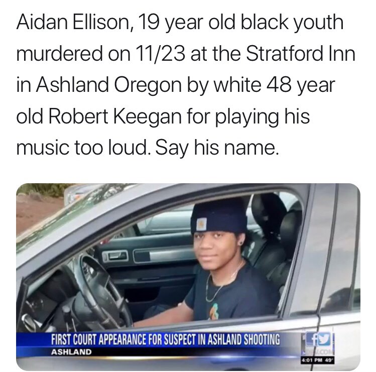 This is not okay. Say his name. Aidan Ellison. We don’t want civil rights, we want HUMAN RIGHTS.