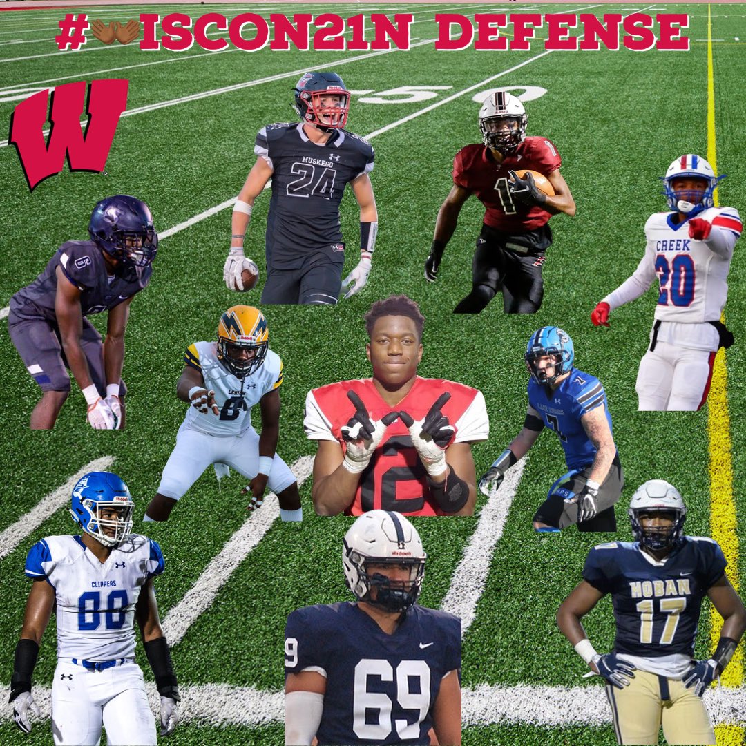 The future is BRIGHT in #Madison - @BadgerFootball has some dawgs coming in on the defensive side of the ball. @CoachKhalif, @CoachGebhardt and the rest of the staff killing it on the trail #OnWisconsin https://t.co/SgApANwAbW