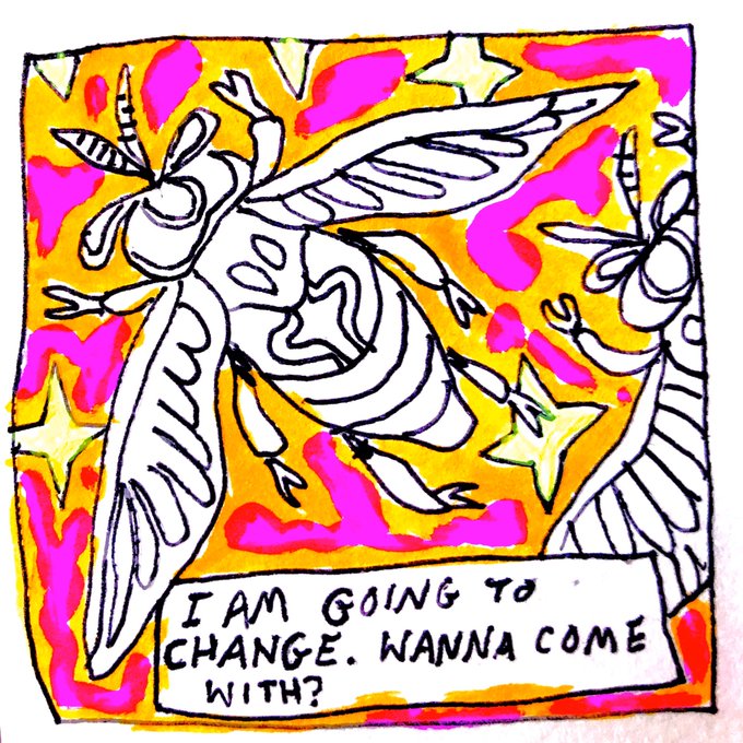 I AM GOING TO CHANGE. WANNA COME WITH?
(HELL YES.) 