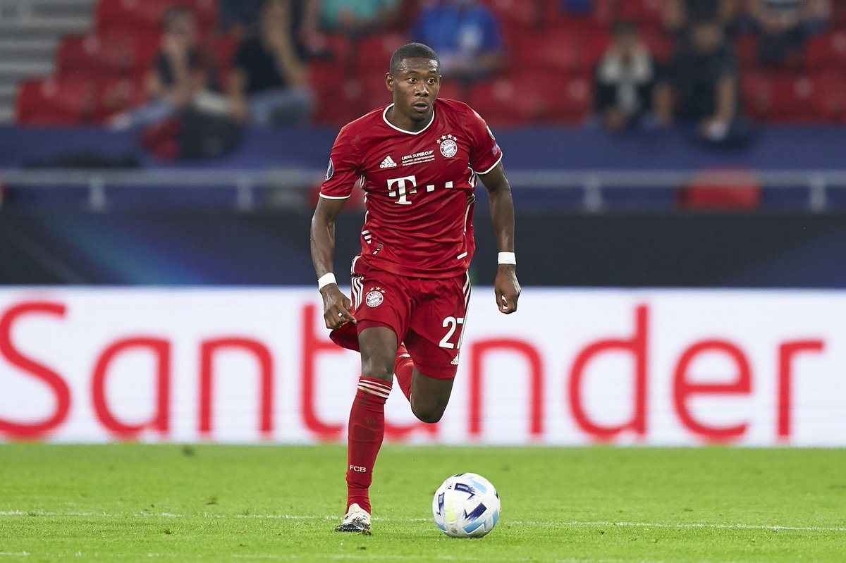 -VERSATILITY-Ever since joining the prestigious club in 2010, Alaba has played a variety of positions, such as LW, RW, CM. He is most known for his ability as a left back, however in recent years, Hansi Flick has played him primarily as a center back.