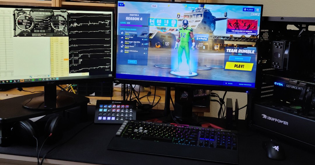 Kronographic's tweet photo. Putting the #Nvidia #RTX3080 through the paces along with a new #Hyper212 cooler (my liquid cooler broke).
Getting ~300fps in @EpicGames #Fortnite on epic settings and an elusive 120fps in #EscapefromTarkov @bstategames https://t.co/ehcJEdZJAO