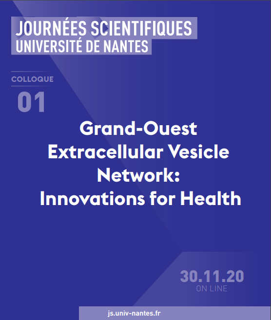 MYRIADELAB's tweet photo. Myriade will be attending the "Journée Scientifiques - Université de Nantes" on Monday November 30th
It is a pleasure to be part of the GOEV Network !
#EV #ExtracellularVesicles #CRCINA https://t.co/Et7mSYdUbV
