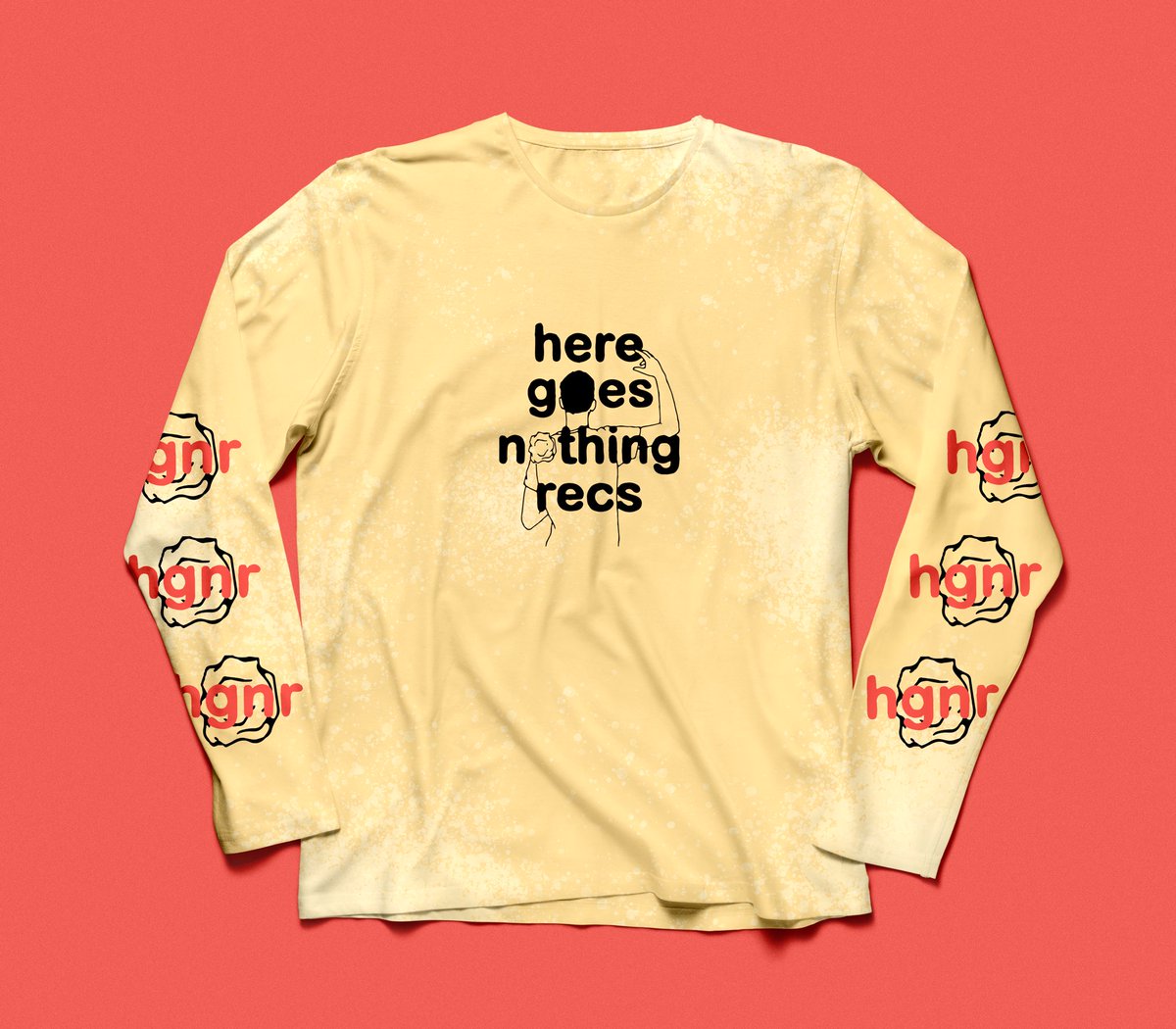heregoes_recs's tweet photo. Available as of Cyber Monday at 12AM EST. Pre Order will run Monday through Friday! 
These long sleeves are printed on Comfort Colors — now, heading into specifics, it consists of: 
Two Ink Colors, Three Locations, Butter Yellow Blanks, Bleached. 
https://t.co/5UZnxyNyzO https://t.co/DrkMORETJm