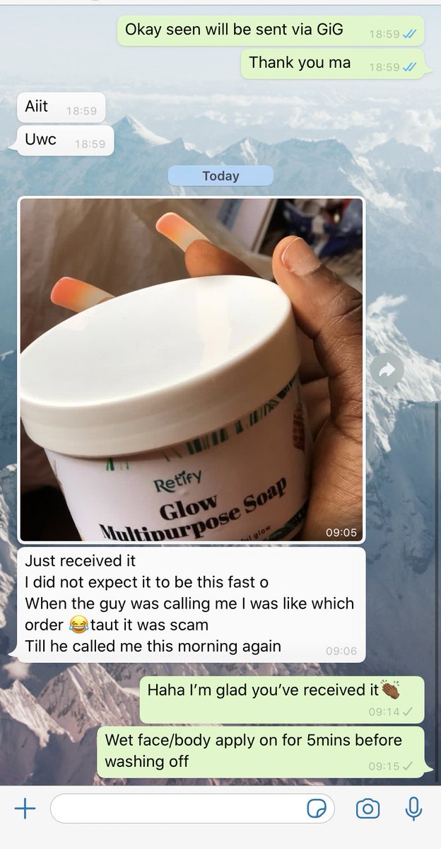 Retiola22's tweet photo. #NIGHTMARKETWITHDAMMYB
See my clients using our GLOW Multipurpose soap.  It’s almost Christmas o come get that champagne skin on a zobo budget just N4000 so many reviews on it https://t.co/8eoRWp3N9i