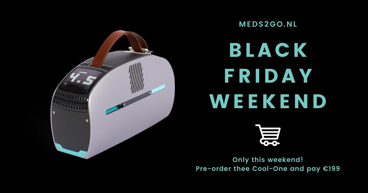 This weekend is the final weekend of our pre-sale. So far, we've had 60+ pre-orders for our innovative and stylish Cool-One. 

Should you want to order, please visit meds2go.nl/cool-one. The pre-sale ends Monday 30 November at 23:59 CET.

#meds2go #coolone #medicationsafety