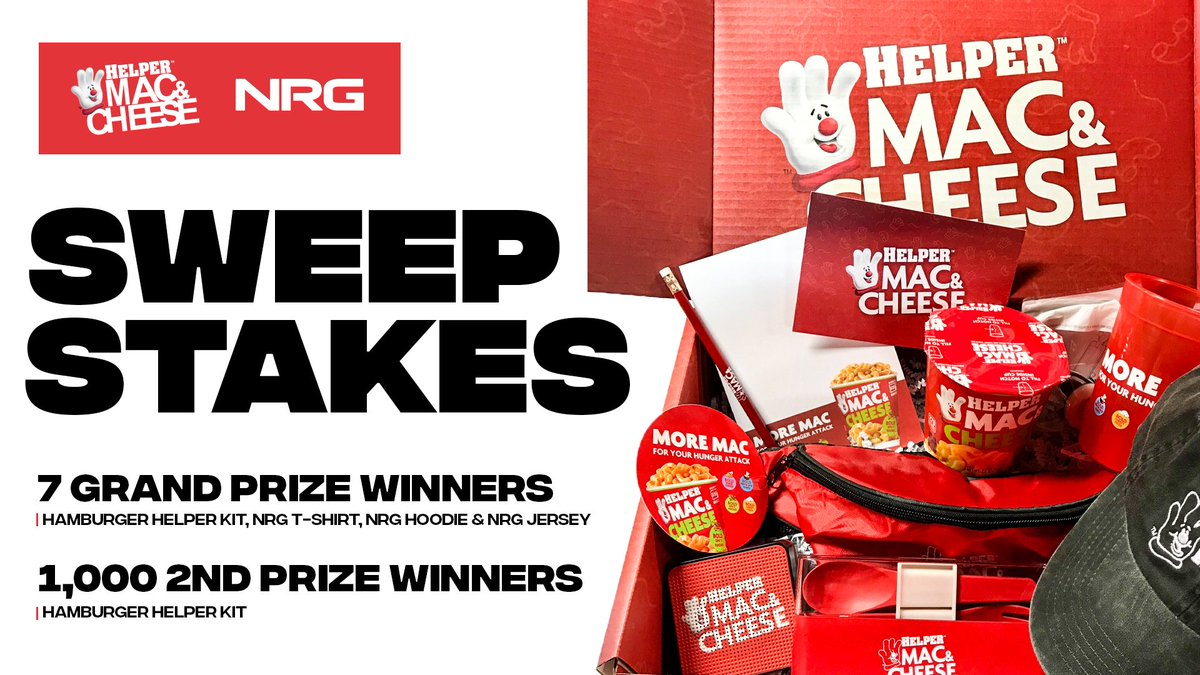 Are you bold enough for Helper’s new Mac and Cheese? <a href="/helper/">Hamburger Helper</a> and <a href="/NRGgg/">NRG</a> are here to help you find out. Tweet #HelperMacAndCheeseSweepstakes to enter for your chance to win a tasty delivery with a few special prizes 😏 - Rules fooji.info/3kt4NrN