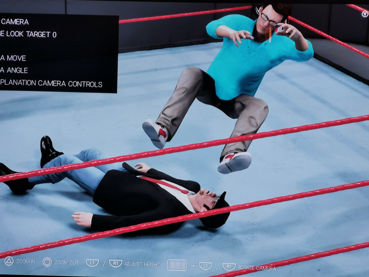 egoneagle's tweet photo. Idag har jag skapat Felix från @MonteFjanton i WWE 2K19 där han fightas mot Nostalgia Critic. Figuren går att ladda upp i Playstation 4-versionen av spelet.
#svenska #tvspel #dataspel #sverige #swedish #felixrecenserar https://t.co/QPlIpbjpBm