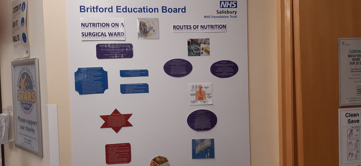 Learning about Nutrition on the Britford education ward.
Thank you James for your presentation.