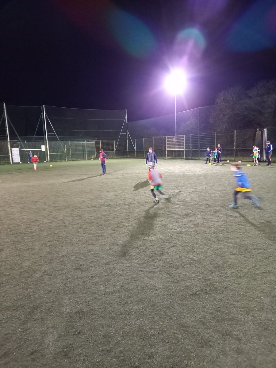 Offaly_GAA's tweet photo. Tonight was the turn of Rhode u11s for the TURAS Club visitation..great group of players and coaches..Liam worked on #skilldevelopment #ballcontact its great to see so many clubs so active https://t.co/jQ02bQkr26