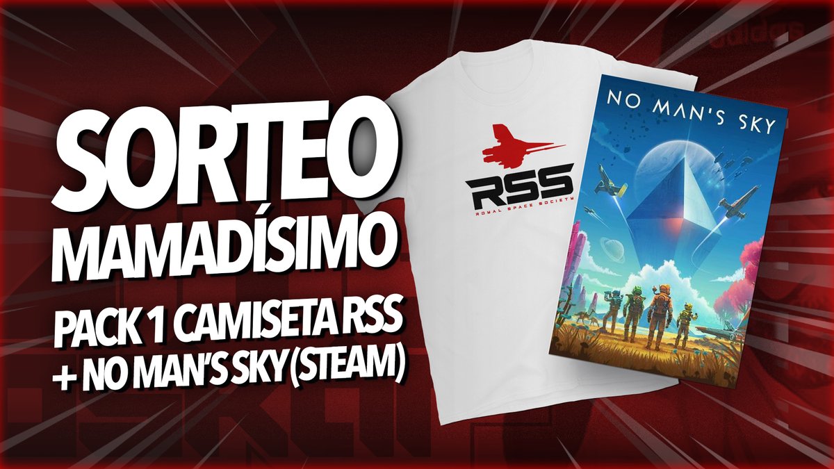 oskar1up's tweet image. Sorteo mamadísimo!
Camiseta de la RSS y una key de No Man's Sky!

Para participar:
-Follow y RT en Twitter
-Mas acciones para ganar en el enlace:
⬇️⬇️⬇️⬇️⬇️
socialman.net/c/Lnpsz
