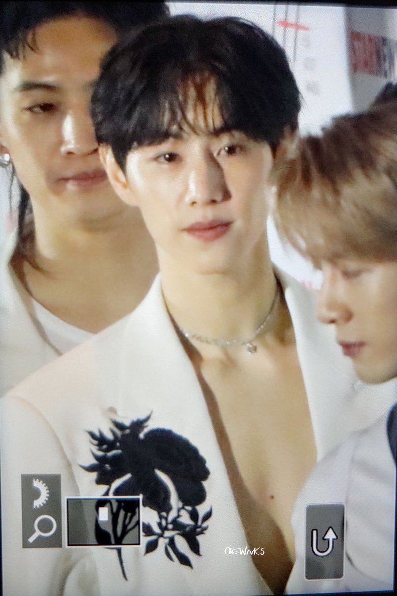Thread of Mark in low cut/chest out shirts.  #GOT7    @GOT7Official