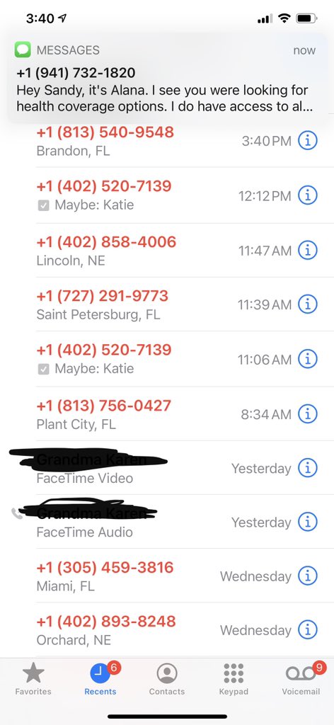 oliviasbliss's tweet photo. These people will not stop calling and texting, what should I do? #scamcaller https://t.co/Qvqmn3Ddty