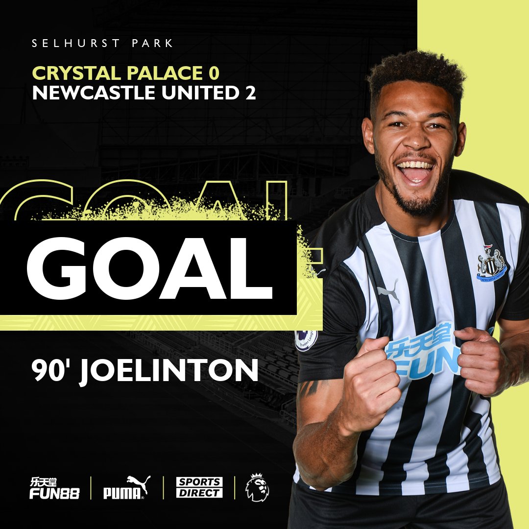 NUFC's tweet photo. QUICKFIRE GOALS! 🔥

First Joelinton releases Wilson who finishes excellently through the legs of Guaita before the Brazilian grabs on himself!

COME ON! https://t.co/k3iRxtTx2G