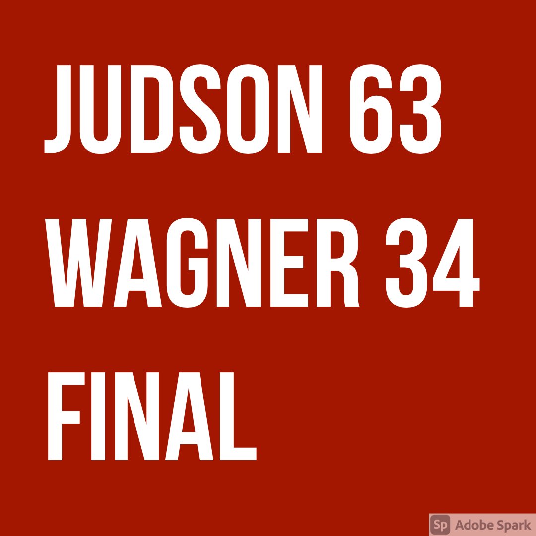 Rockets beat Wagner, 63-34. #HammerBowl #RocketPride