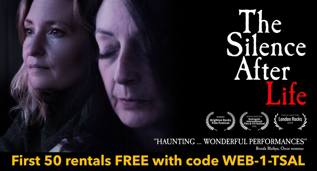 DanielThFreeman's tweet photo. Tough times so the 1st 50 rentals of our new feature film are FREE - use code WEB-1-TSAL #thesilenceafterlife
https://t.co/FA244eiq4N
#freefeature #freemovietickets #freefilm #freeart #grief #spirituality #lgbtq #lgbtqfaith #intense #afterlife #heaven #femalecast #arthousefilm https://t.co/nwMZlp9BEl