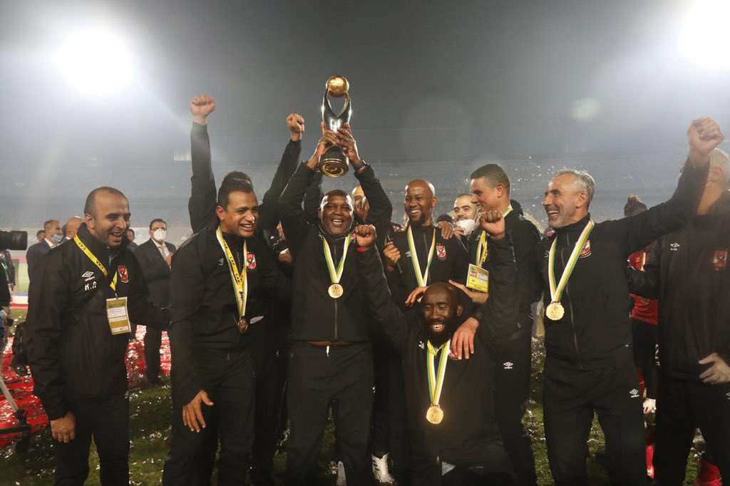 Masandawana's tweet photo. Congratulations👏 @AlAhly on your 9th @CAF_Online title
Congratulations 👏@TheRealPitso on your 2nd @CAF_Online title and for flying our flag high 🇿🇦 https://t.co/VCS87SGUn8