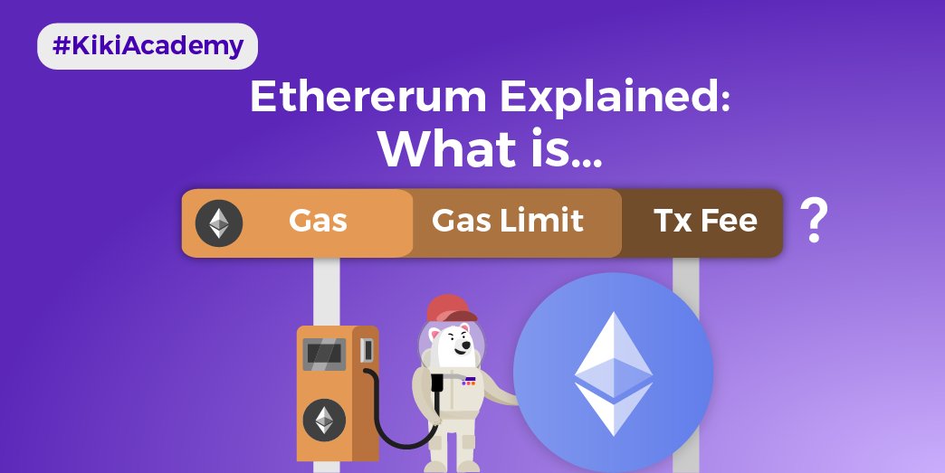 KikiWeb3HQ's tweet photo. #KikiAcademy
As the launch for @ethereum 2.0 draws closer, it's beneficial to learn useful terms associated with the #Ethereum blockchain such as #Gas #GasLimit #TxFee.
To get Ethereum right now:
https://t.co/sjFMqr3K3Y https://t.co/wDhvkDrrBK
