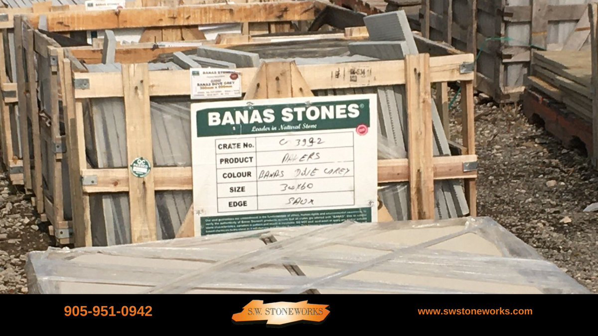 SWStoneworks's tweet image. Looking for a stone that withstands all climates?
We have it!  Banas Dove Grey is quality durable quartzite sandstone that has proven its strength and durability over many years. This stone has been used in North America’s harshest climates for many years and has aged beautifully
