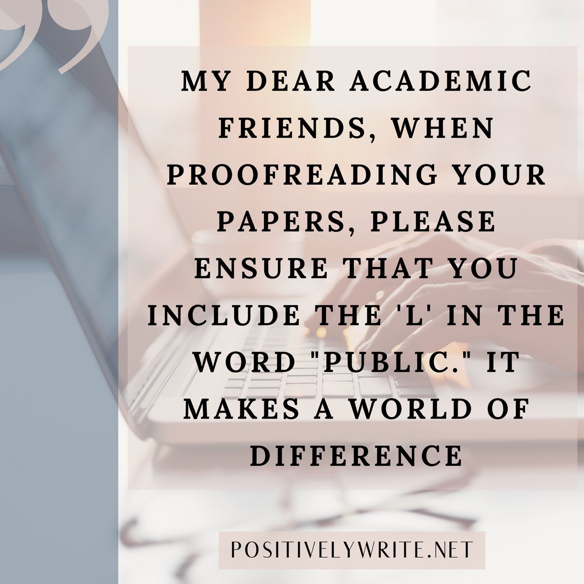 WritePositively's tweet photo. E.g., It’s public policy and public speaking vs. ... well, you get the idea ...     #PositivelyWrite #AcademicEditing #AcademicWriting #PHDchat #AcademicTwitter https://t.co/rNGNUmFTUT