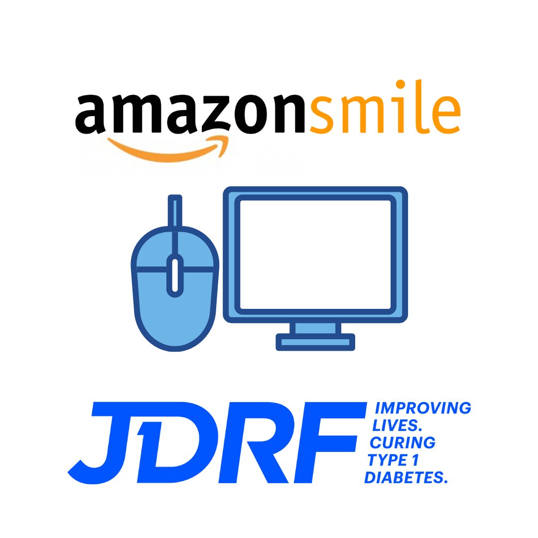 JDRFGMOSIL's tweet photo. If you're looking forward to Cyber Monday deals, AmazonSmile is a simple way for you to support your favorite charitable organization every time you shop, at no cost to you.  Choose JDRF as the organization and AmazonSmile will donate 0.5% of your eligible purchases. https://t.co/xsYlbE2dS6