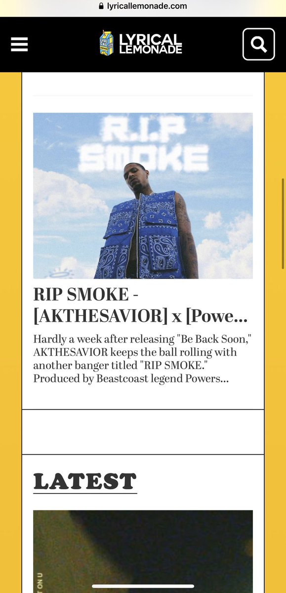 iunderachieve's tweet photo. We number 3 on @LyricaLemonade trending songs!! Let’s keep running it up!! #RIPSMOKE #ALMOSTHOME https://t.co/E1L8nyzQKW