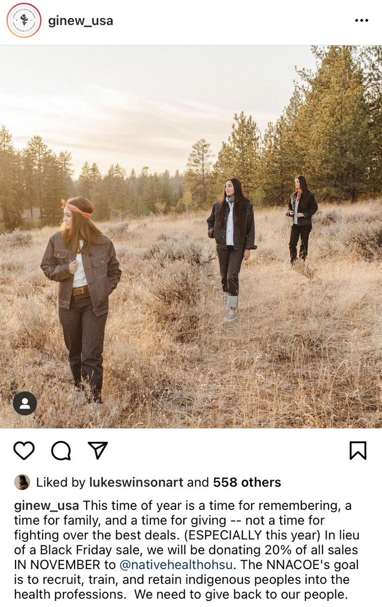 “the only Native-owned denim collection on Earth  “ shop Ginew at  https://ginewusa.com/&nbsp;