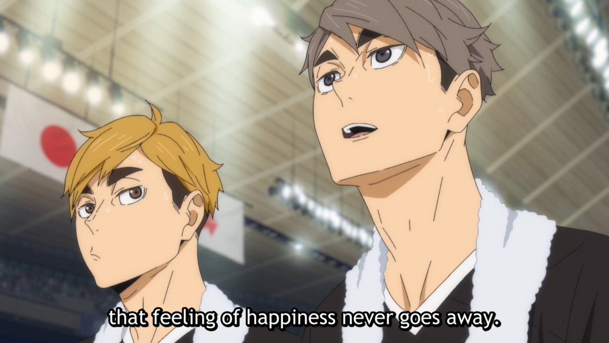 Hunger for food and hunger for sports is a pretty obvious analogy, but I love how Osamu got into the psychology behind eating and passion for sports. Specially how addictive good food and success at sports can be, especially when you're lacking both.