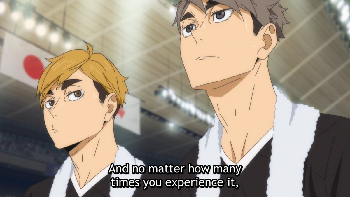 Hunger for food and hunger for sports is a pretty obvious analogy, but I love how Osamu got into the psychology behind eating and passion for sports. Specially how addictive good food and success at sports can be, especially when you're lacking both.