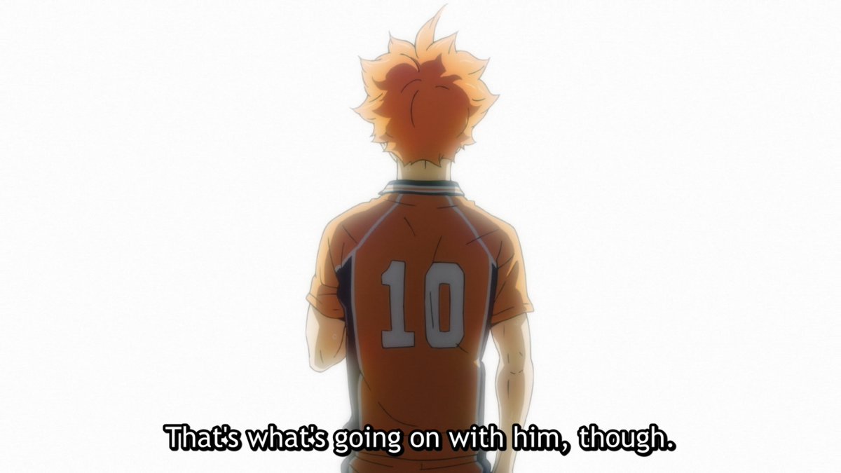 Hunger for food and hunger for sports is a pretty obvious analogy, but I love how Osamu got into the psychology behind eating and passion for sports. Specially how addictive good food and success at sports can be, especially when you're lacking both.