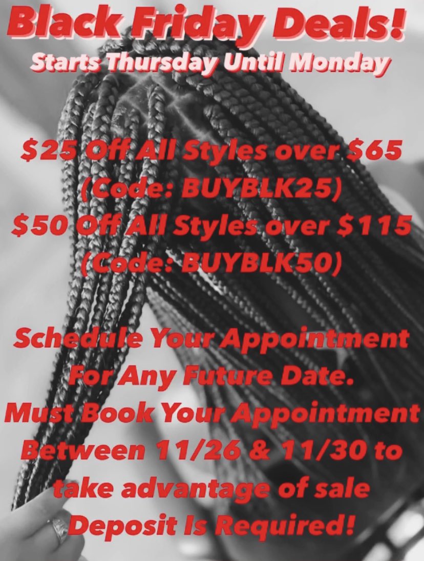 Jayy__BASSH's tweet photo. Black Friday Hair Deals! 

https://t.co/QJtqhr85Aq https://t.co/wxgIMe41Jn