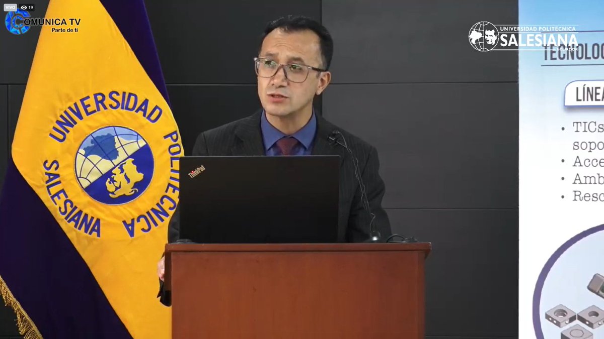 upsalesianaec's tweet photo. 👩💻👨💻 2/4 Durante la ceremonia, se entregó reconocimientos a docentes miembros de @inclusionups y a los grupos de investigación #GIIATA, #GEI y #TICAD que buscan respuestas eficaces a través del uso de la tecnología los grupos de atención prioritaria.
#LaUPSNoSeDetiene 💛💙 https://t.co/lZygL3sVz0