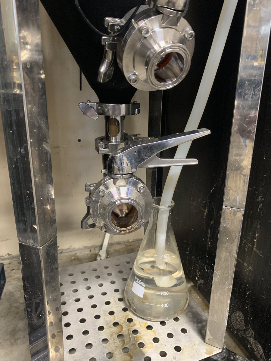 PatchAndSwitch's tweet photo. Just had a swig / sample and checked the Temps and sediment levels... We're ready to move over to the Brite Tank!... 

#RandomActsOfStreaming session tomorrow for some #BeerMaintenance https://t.co/CuiKejngAt