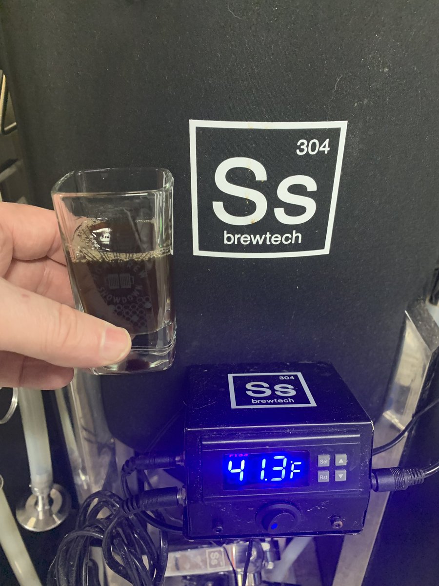PatchAndSwitch's tweet photo. Just had a swig / sample and checked the Temps and sediment levels... We're ready to move over to the Brite Tank!... 

#RandomActsOfStreaming session tomorrow for some #BeerMaintenance https://t.co/CuiKejngAt