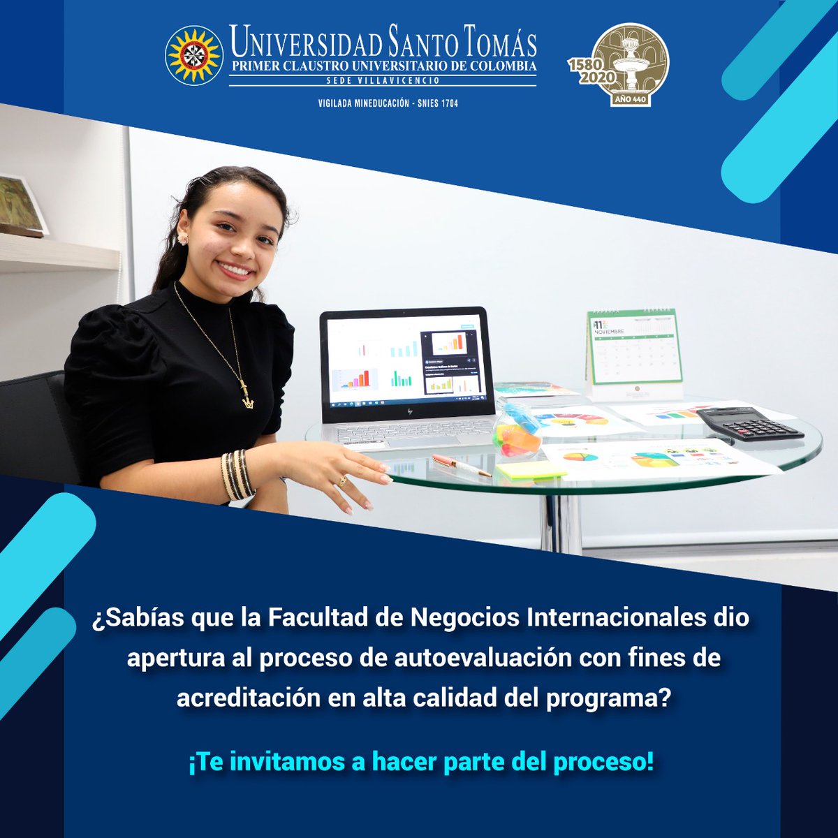 SantotoVillavo's tweet photo. ¡Estamos mejorando para ti! El programa de Negocios Internacionales está en el proceso de obtener su acreditación de alta calidad. ¡Vamos por ello! 👏 https://t.co/4Hp1RyBOFI